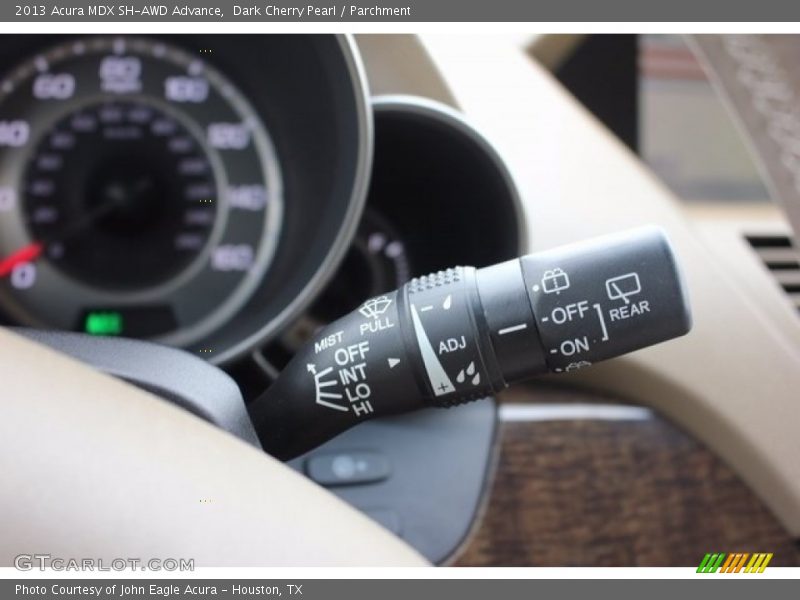Dark Cherry Pearl / Parchment 2013 Acura MDX SH-AWD Advance