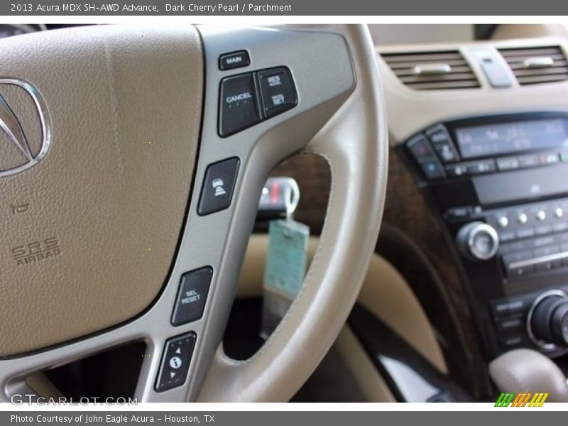Dark Cherry Pearl / Parchment 2013 Acura MDX SH-AWD Advance