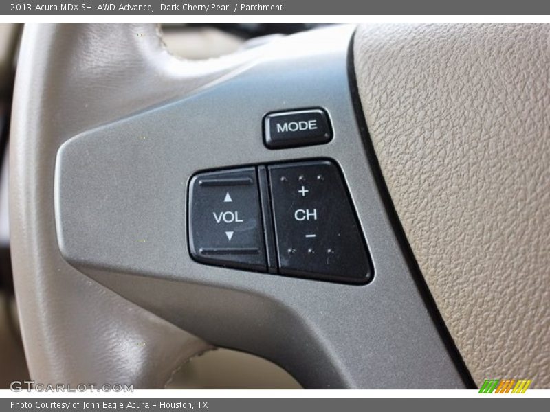 Dark Cherry Pearl / Parchment 2013 Acura MDX SH-AWD Advance