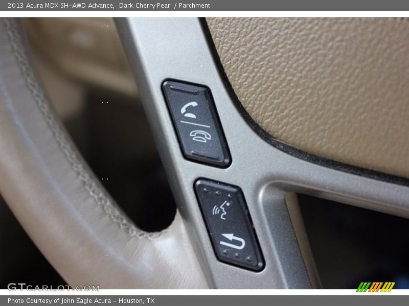 Dark Cherry Pearl / Parchment 2013 Acura MDX SH-AWD Advance