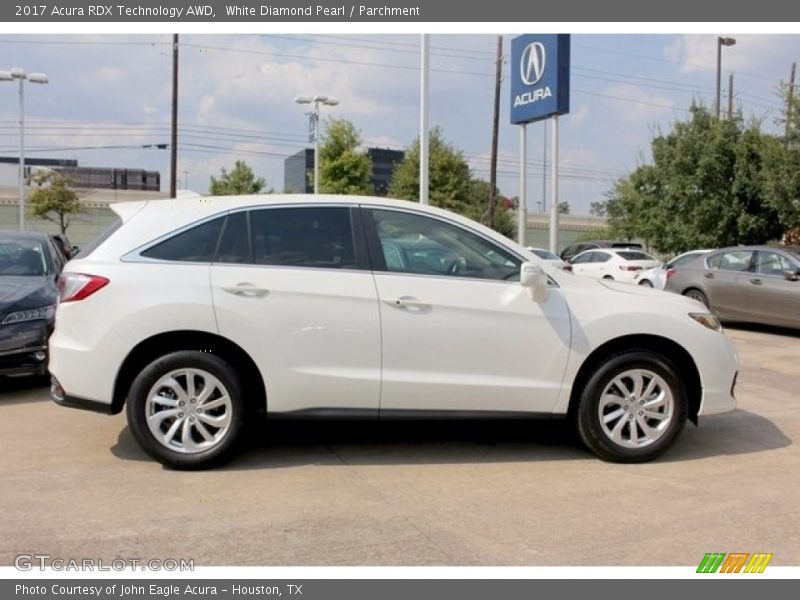 White Diamond Pearl / Parchment 2017 Acura RDX Technology AWD