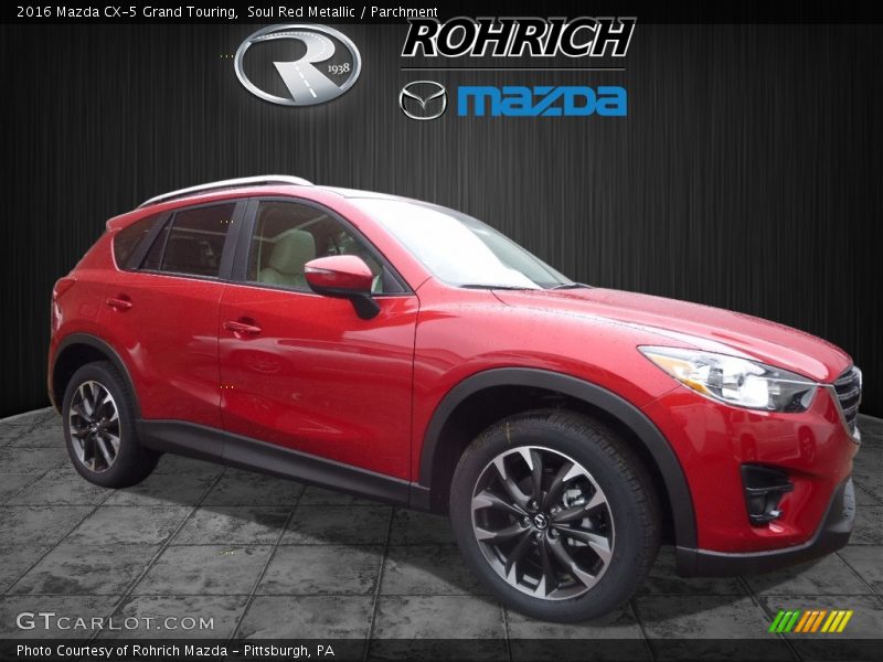 Soul Red Metallic / Parchment 2016 Mazda CX-5 Grand Touring