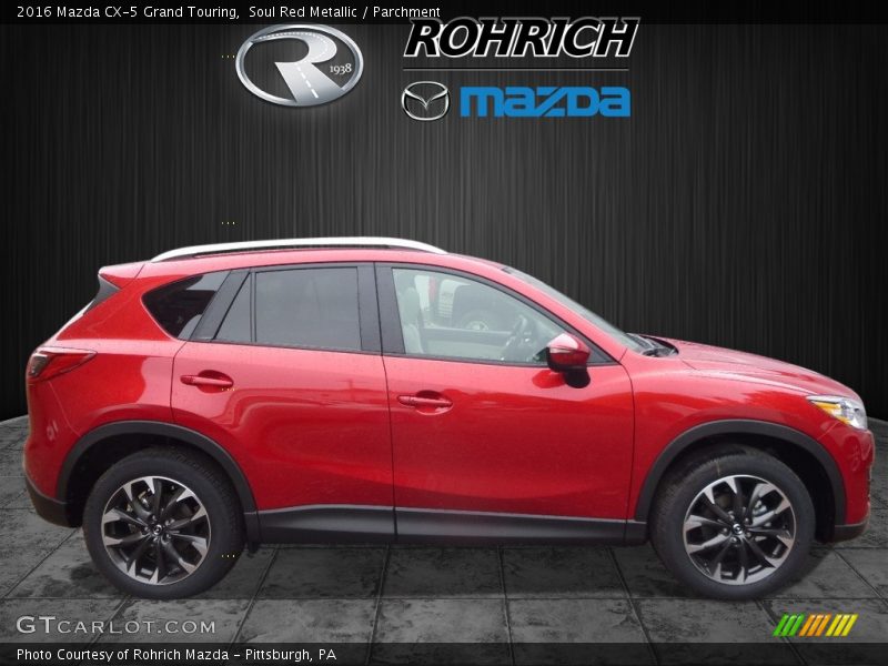 Soul Red Metallic / Parchment 2016 Mazda CX-5 Grand Touring