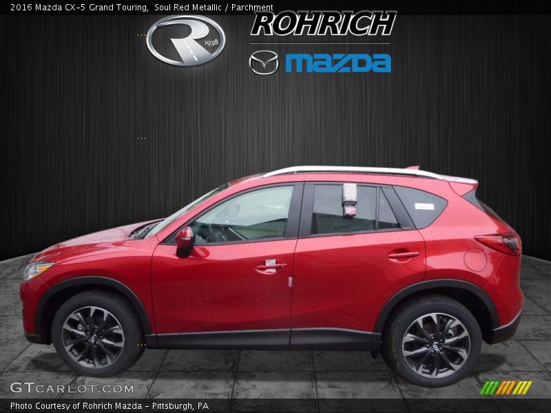 Soul Red Metallic / Parchment 2016 Mazda CX-5 Grand Touring