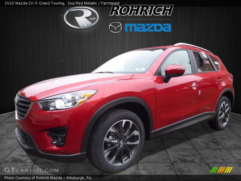 Soul Red Metallic / Parchment 2016 Mazda CX-5 Grand Touring