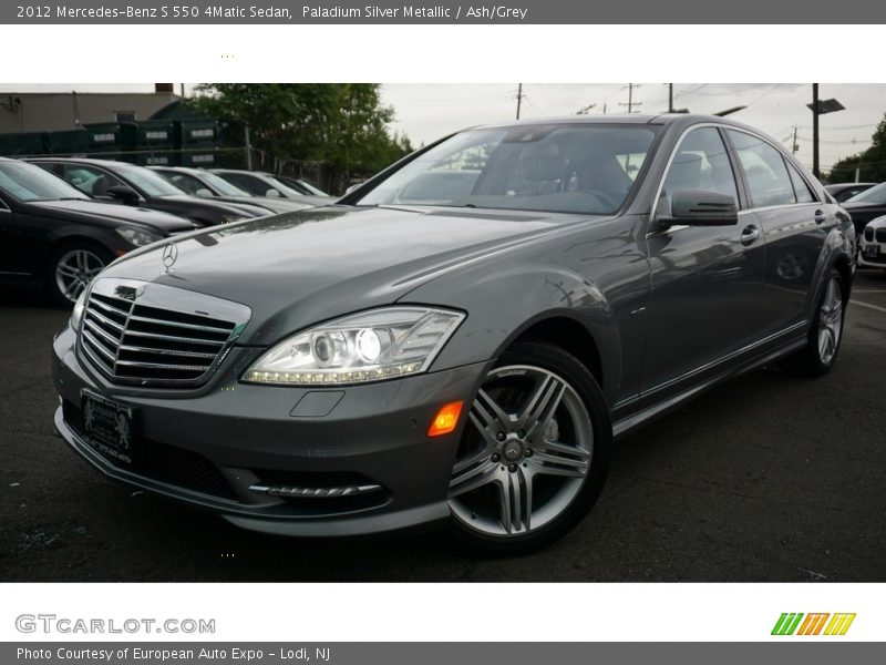 Paladium Silver Metallic / Ash/Grey 2012 Mercedes-Benz S 550 4Matic Sedan