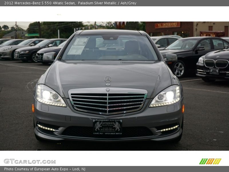Paladium Silver Metallic / Ash/Grey 2012 Mercedes-Benz S 550 4Matic Sedan
