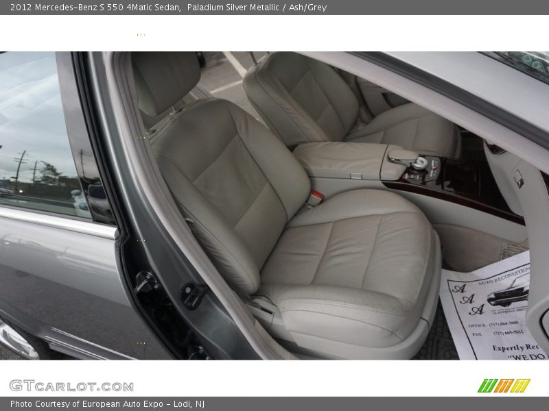 Paladium Silver Metallic / Ash/Grey 2012 Mercedes-Benz S 550 4Matic Sedan