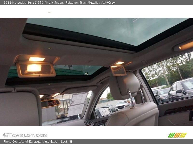 Paladium Silver Metallic / Ash/Grey 2012 Mercedes-Benz S 550 4Matic Sedan