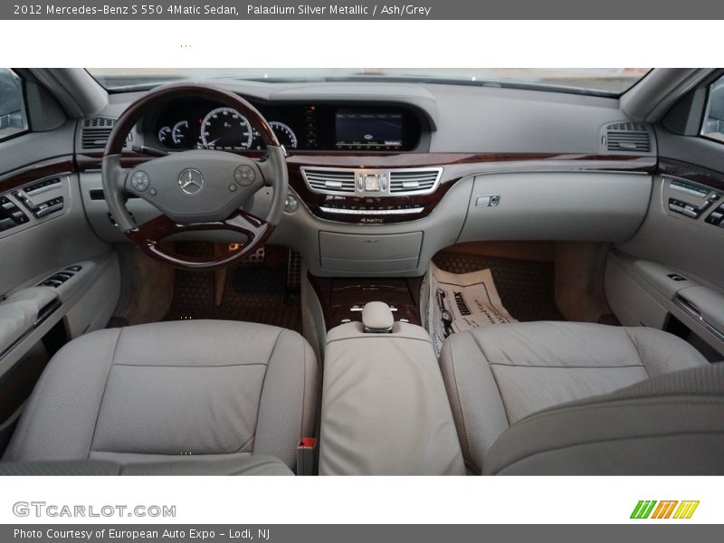 Paladium Silver Metallic / Ash/Grey 2012 Mercedes-Benz S 550 4Matic Sedan