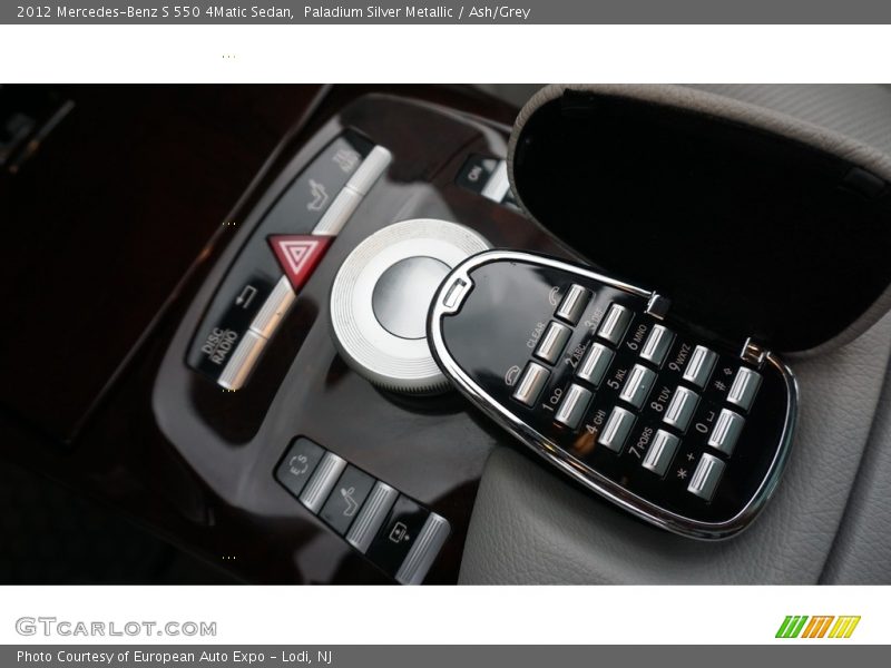 Paladium Silver Metallic / Ash/Grey 2012 Mercedes-Benz S 550 4Matic Sedan