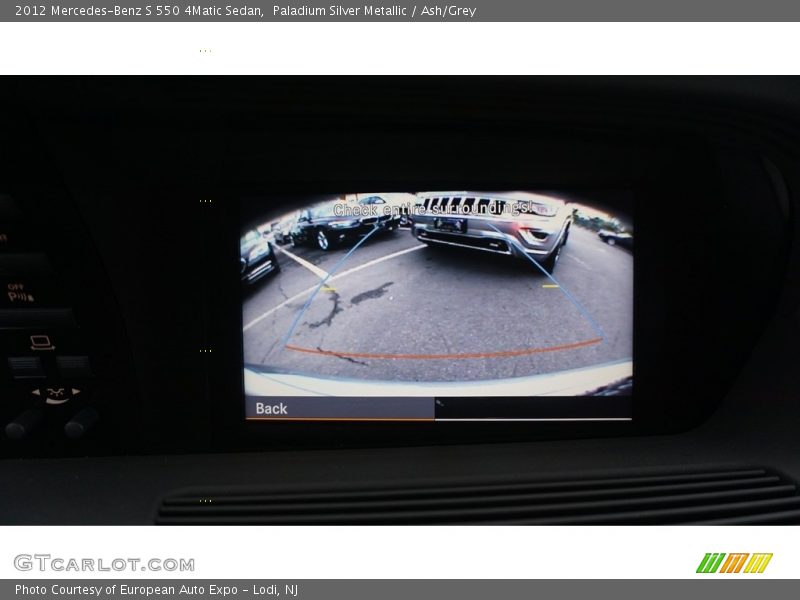 Paladium Silver Metallic / Ash/Grey 2012 Mercedes-Benz S 550 4Matic Sedan