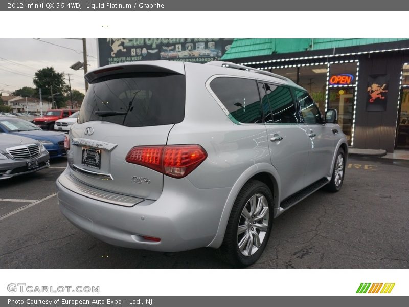 Liquid Platinum / Graphite 2012 Infiniti QX 56 4WD