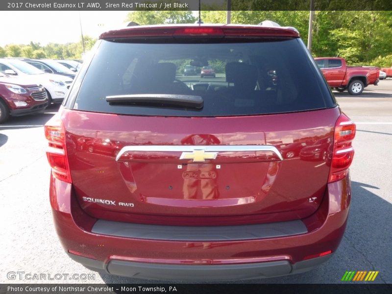 Siren Red Tintcoat / Jet Black 2017 Chevrolet Equinox LT AWD