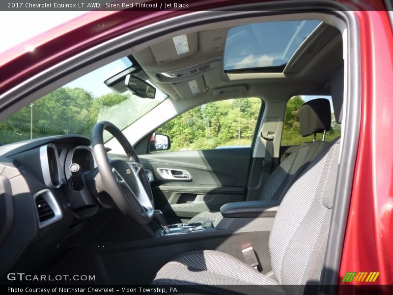 Siren Red Tintcoat / Jet Black 2017 Chevrolet Equinox LT AWD