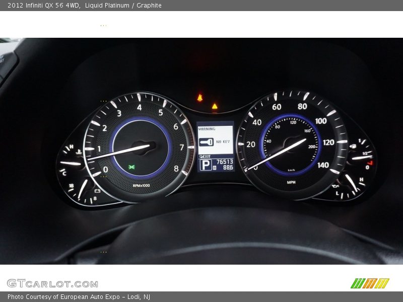 Liquid Platinum / Graphite 2012 Infiniti QX 56 4WD
