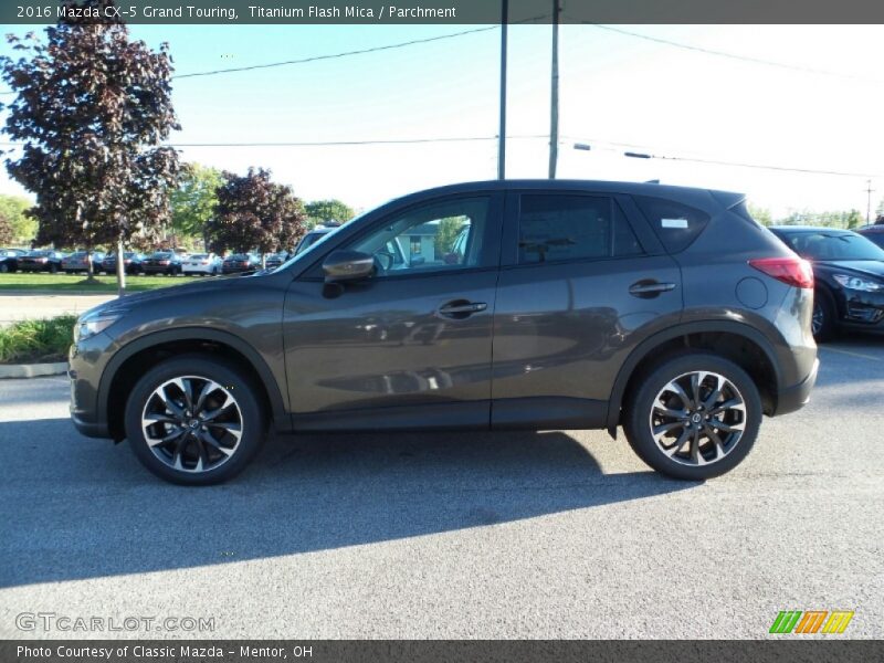 Titanium Flash Mica / Parchment 2016 Mazda CX-5 Grand Touring