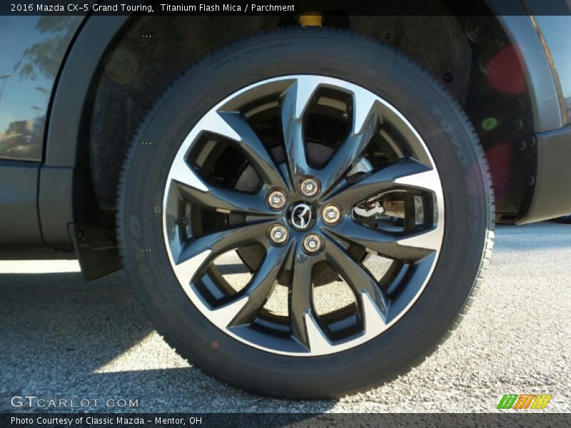 Titanium Flash Mica / Parchment 2016 Mazda CX-5 Grand Touring