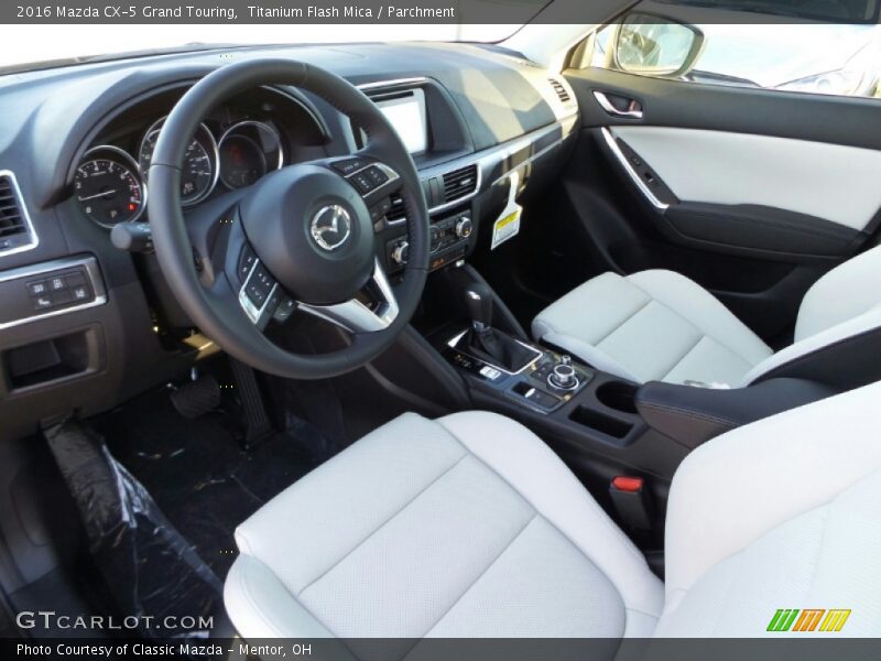 Titanium Flash Mica / Parchment 2016 Mazda CX-5 Grand Touring