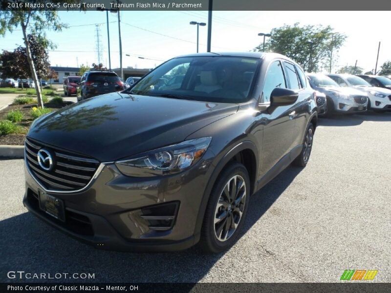 Titanium Flash Mica / Parchment 2016 Mazda CX-5 Grand Touring