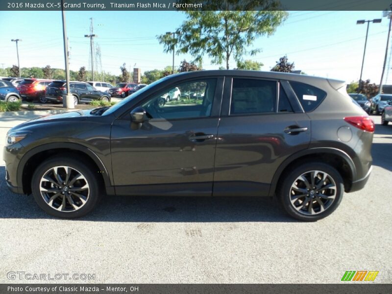 Titanium Flash Mica / Parchment 2016 Mazda CX-5 Grand Touring