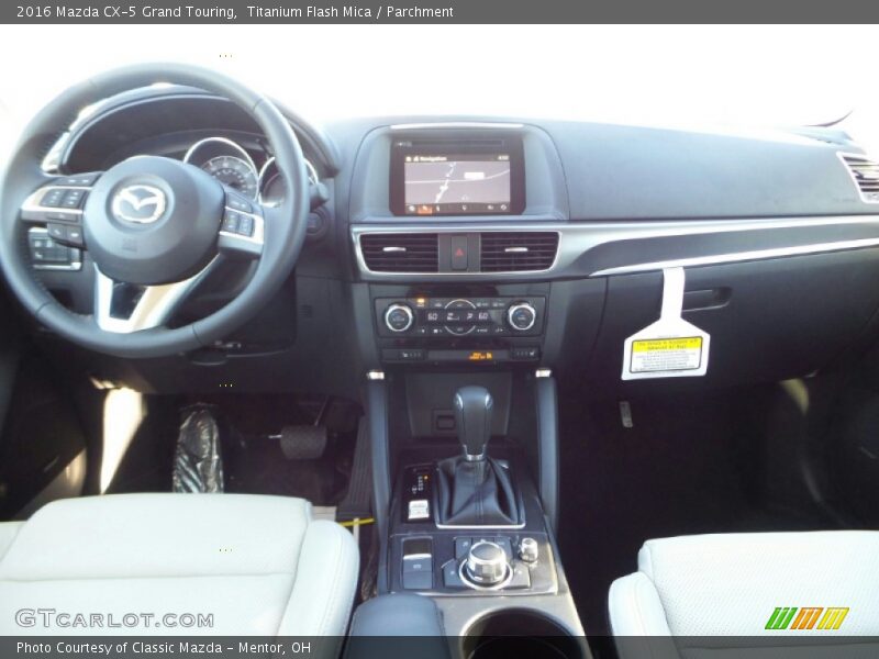 Titanium Flash Mica / Parchment 2016 Mazda CX-5 Grand Touring