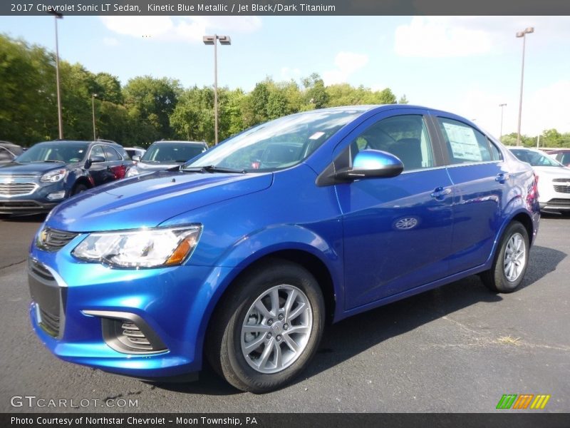 Kinetic Blue Metallic / Jet Black/Dark Titanium 2017 Chevrolet Sonic LT Sedan