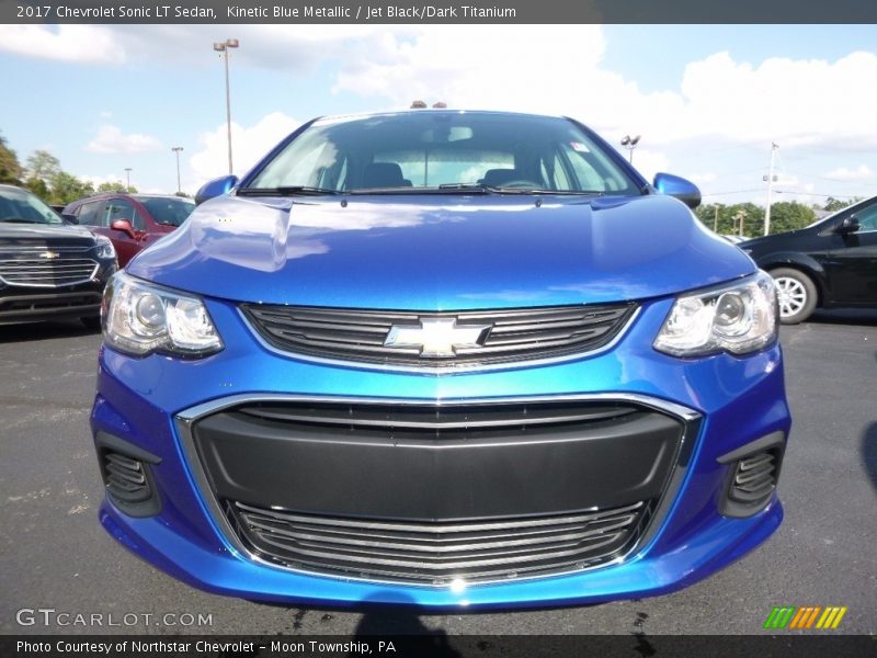 Kinetic Blue Metallic / Jet Black/Dark Titanium 2017 Chevrolet Sonic LT Sedan