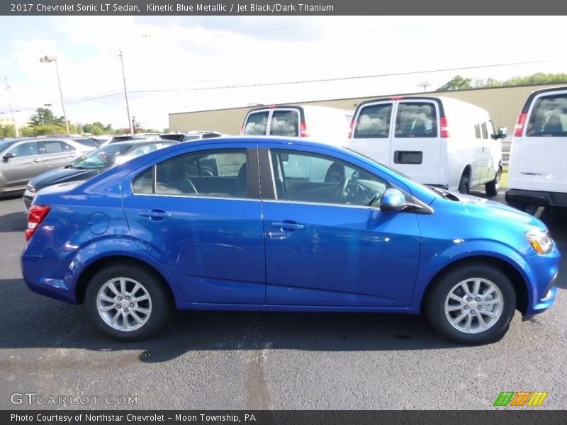 Kinetic Blue Metallic / Jet Black/Dark Titanium 2017 Chevrolet Sonic LT Sedan