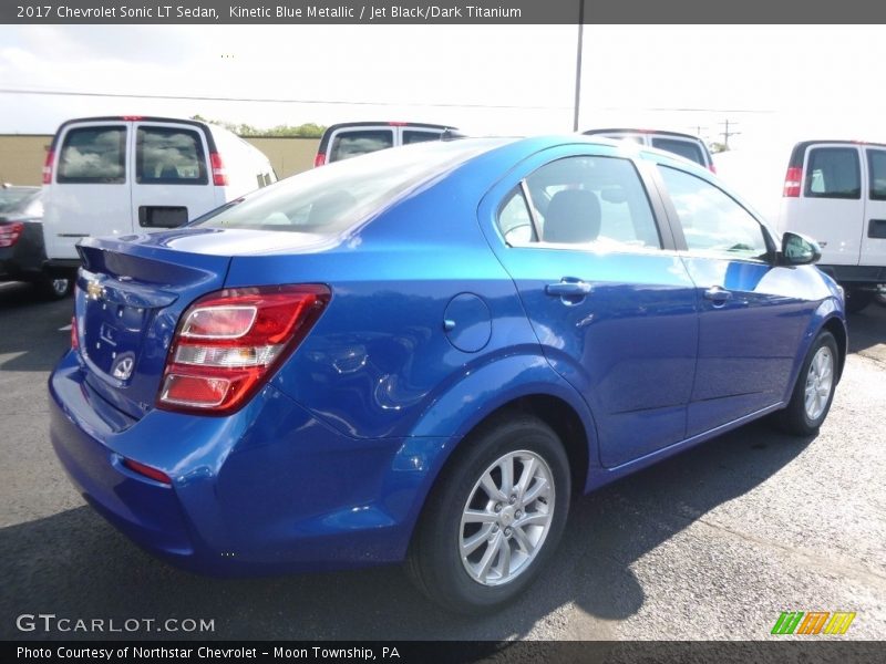 Kinetic Blue Metallic / Jet Black/Dark Titanium 2017 Chevrolet Sonic LT Sedan