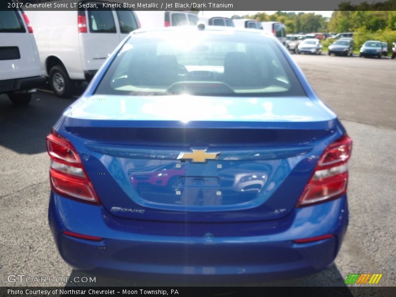 Kinetic Blue Metallic / Jet Black/Dark Titanium 2017 Chevrolet Sonic LT Sedan