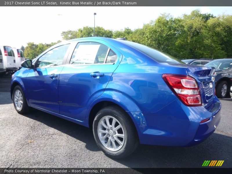 Kinetic Blue Metallic / Jet Black/Dark Titanium 2017 Chevrolet Sonic LT Sedan