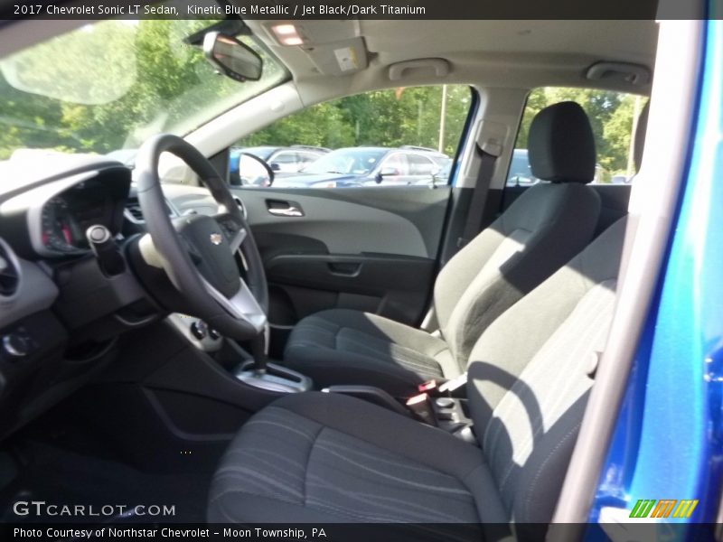 Kinetic Blue Metallic / Jet Black/Dark Titanium 2017 Chevrolet Sonic LT Sedan