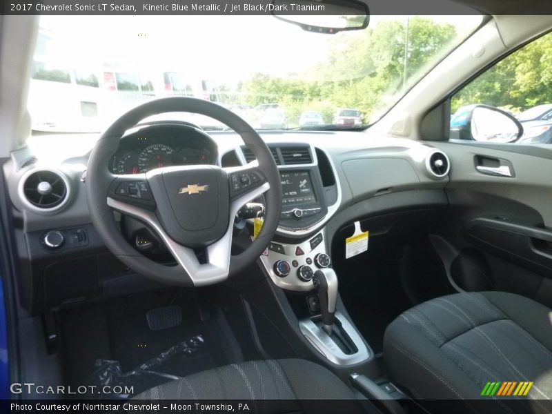 Kinetic Blue Metallic / Jet Black/Dark Titanium 2017 Chevrolet Sonic LT Sedan
