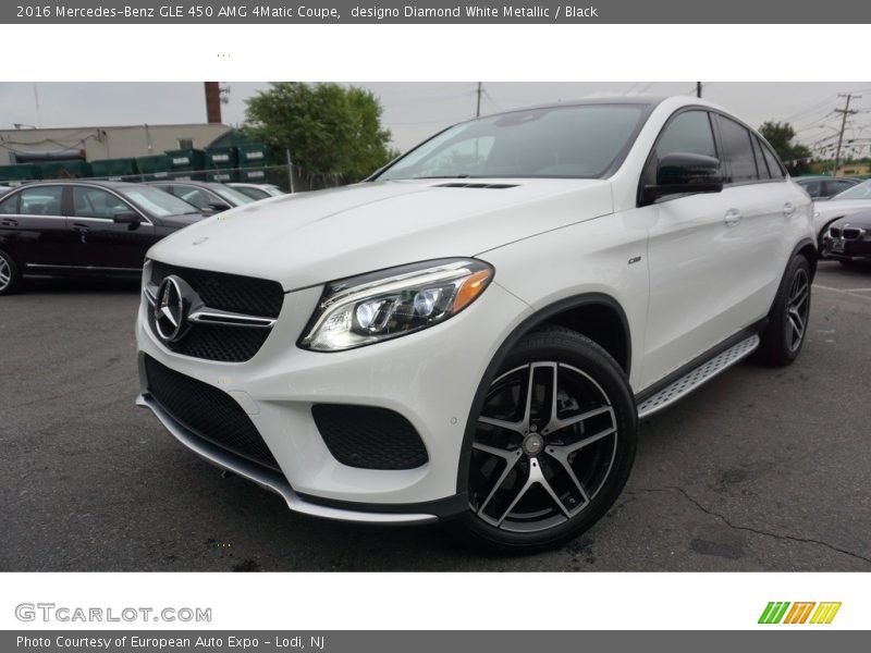 designo Diamond White Metallic / Black 2016 Mercedes-Benz GLE 450 AMG 4Matic Coupe