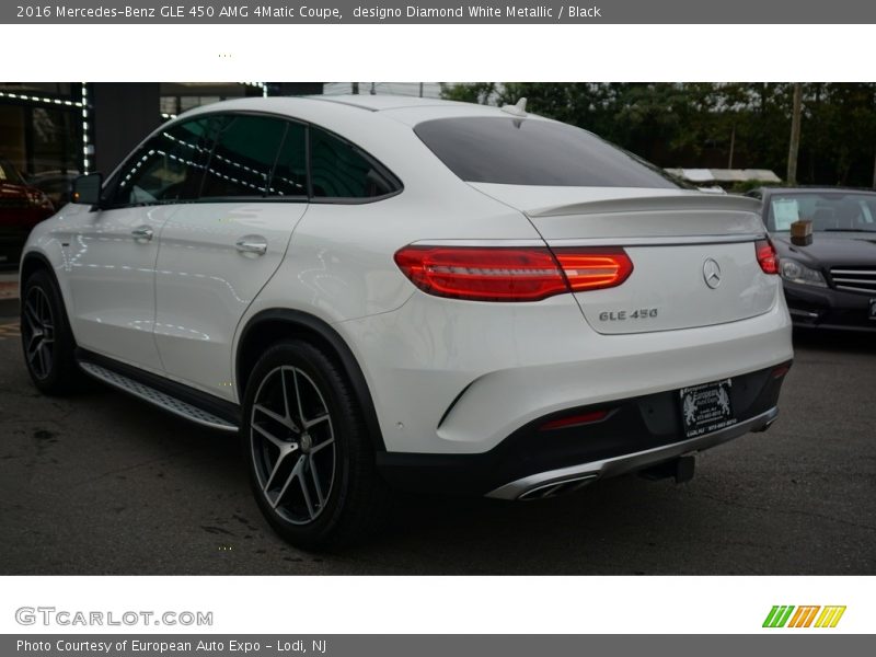 designo Diamond White Metallic / Black 2016 Mercedes-Benz GLE 450 AMG 4Matic Coupe