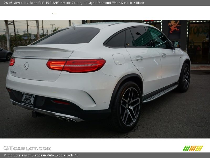 designo Diamond White Metallic / Black 2016 Mercedes-Benz GLE 450 AMG 4Matic Coupe