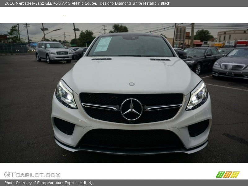 designo Diamond White Metallic / Black 2016 Mercedes-Benz GLE 450 AMG 4Matic Coupe