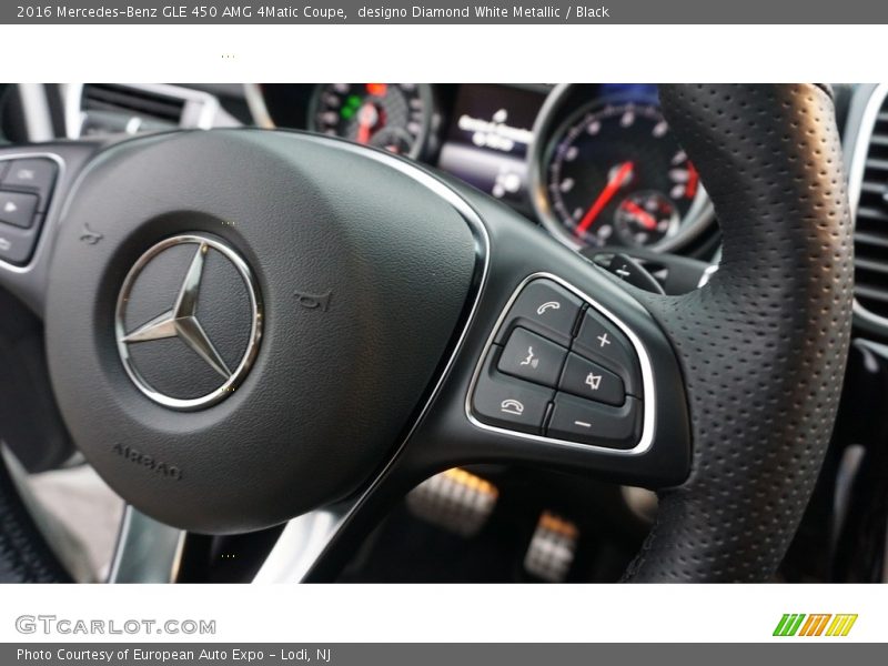 designo Diamond White Metallic / Black 2016 Mercedes-Benz GLE 450 AMG 4Matic Coupe