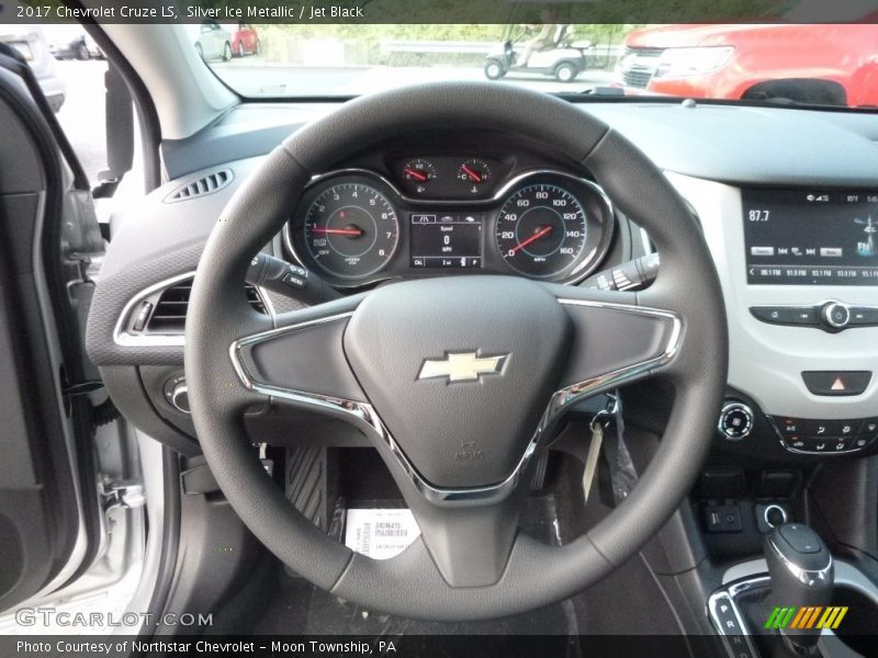 Silver Ice Metallic / Jet Black 2017 Chevrolet Cruze LS