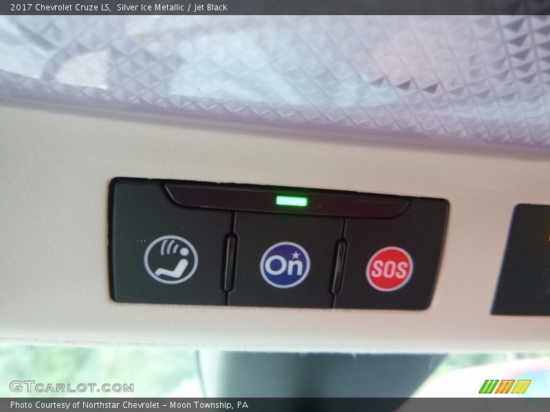 Silver Ice Metallic / Jet Black 2017 Chevrolet Cruze LS