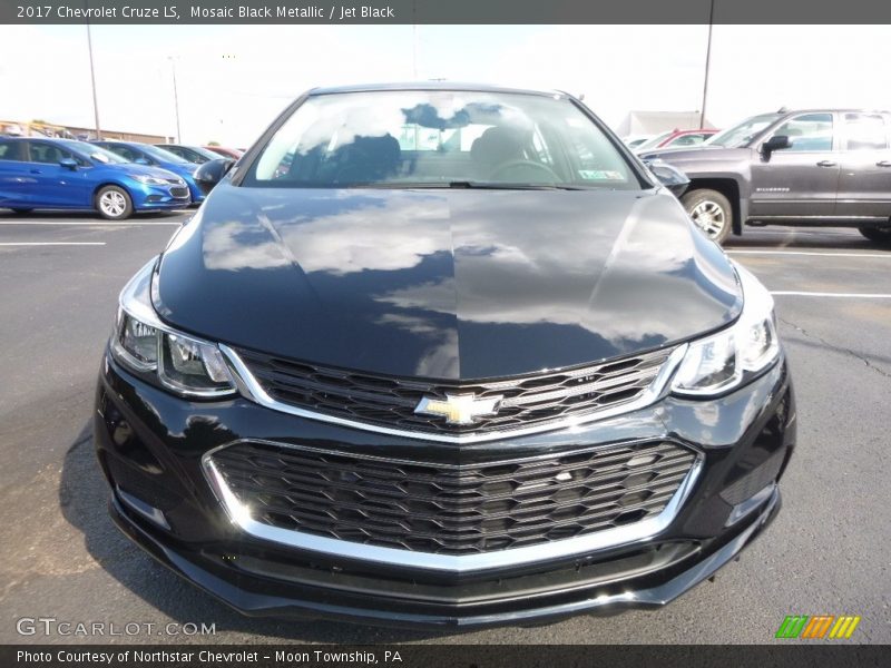 Mosaic Black Metallic / Jet Black 2017 Chevrolet Cruze LS