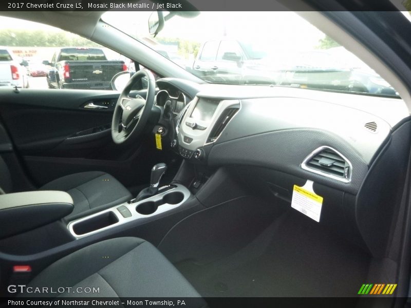 Mosaic Black Metallic / Jet Black 2017 Chevrolet Cruze LS