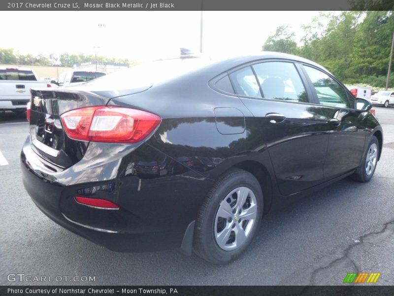 Mosaic Black Metallic / Jet Black 2017 Chevrolet Cruze LS
