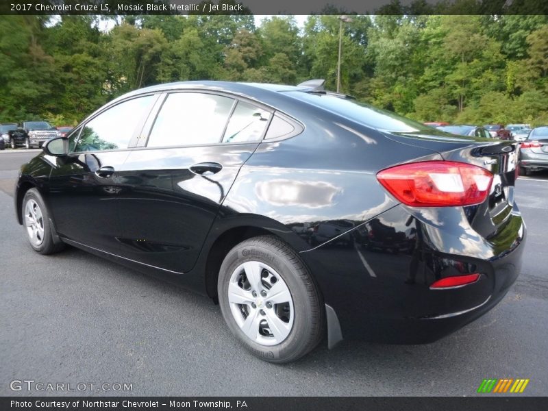 Mosaic Black Metallic / Jet Black 2017 Chevrolet Cruze LS