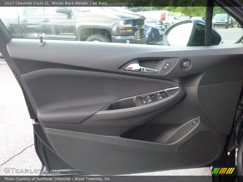 Mosaic Black Metallic / Jet Black 2017 Chevrolet Cruze LS