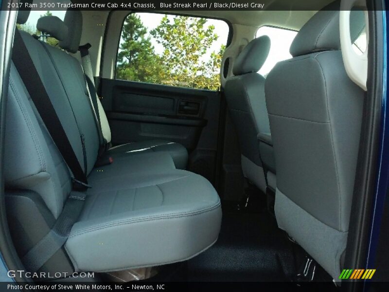 Rear Seat of 2017 3500 Tradesman Crew Cab 4x4 Chassis