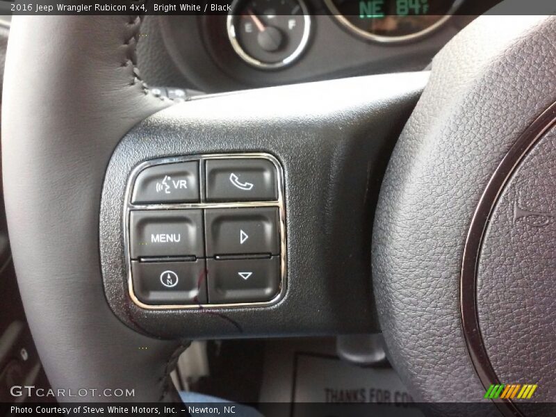 Bright White / Black 2016 Jeep Wrangler Rubicon 4x4