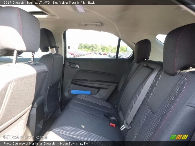 Blue Velvet Metallic / Jet Black 2017 Chevrolet Equinox LT AWD