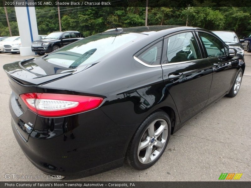 Shadow Black / Charcoal Black 2016 Ford Fusion SE AWD
